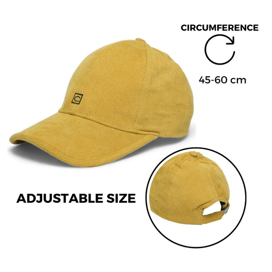 Chokore Curved Brim Autumn Baseball Cap (Yellow)