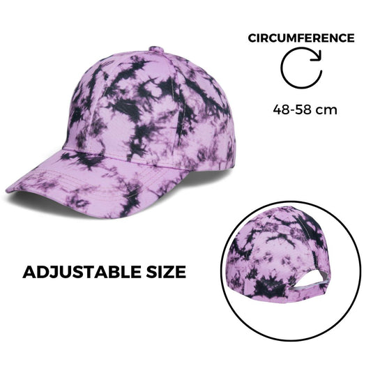 Chokore Tie-Dye Baseball Cap (Purple)