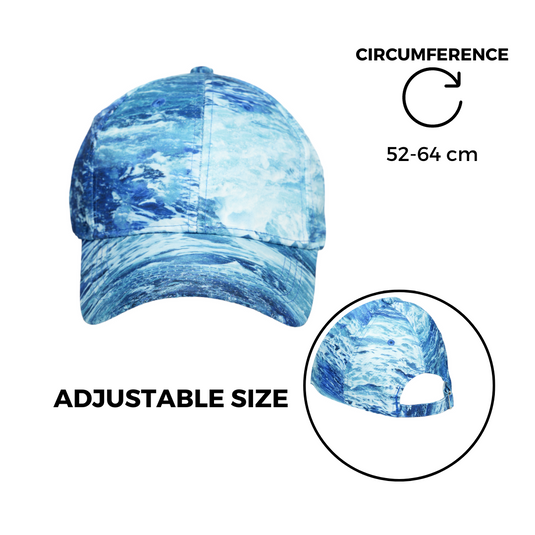 Chokore Tie-Dye Baseball Cap (Blue)