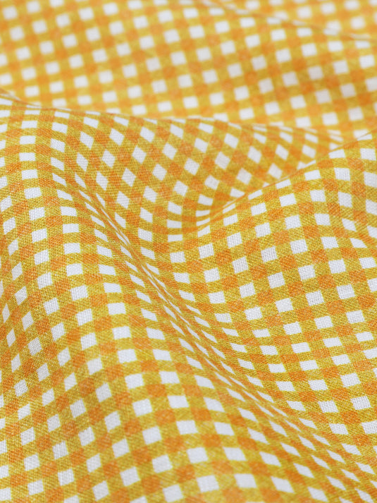 Checkered Past (Orange) - Pocket Square