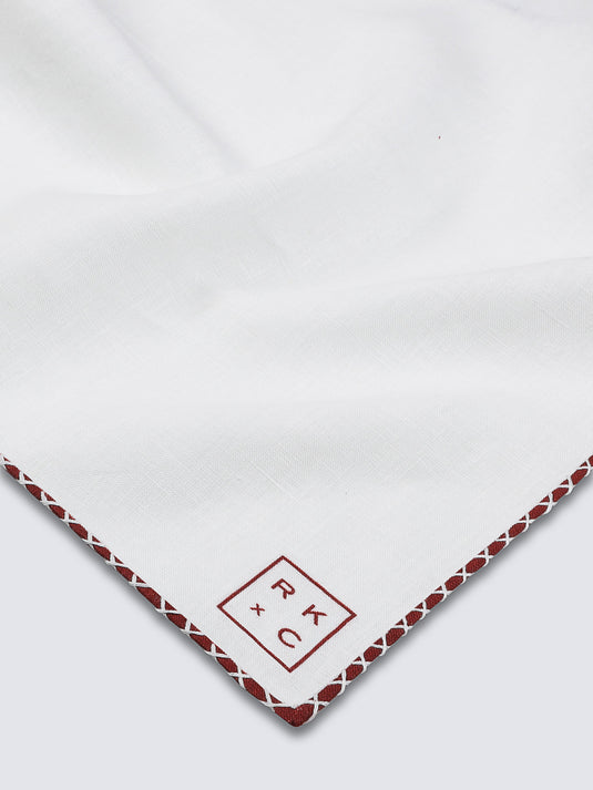 Boundaries (Burgundy) - Pocket Square