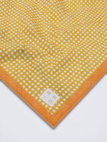 Chokore Checkered Past (Orange) - Pocket Square 