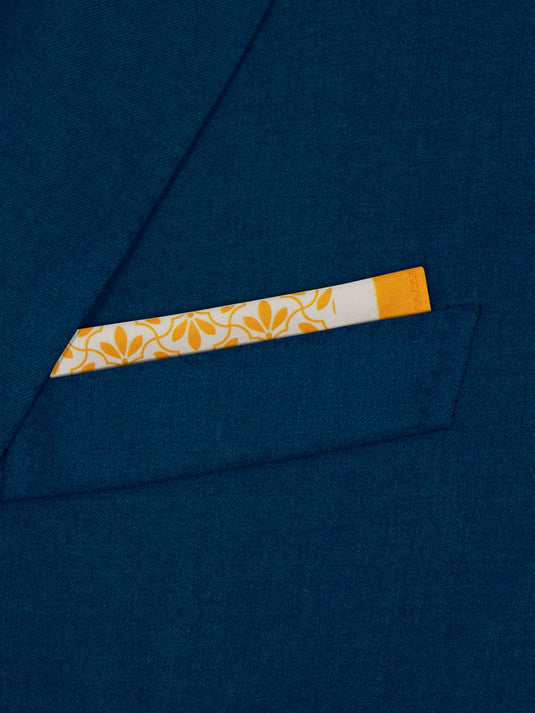 Jaali Good (Orange) - Pocket Square