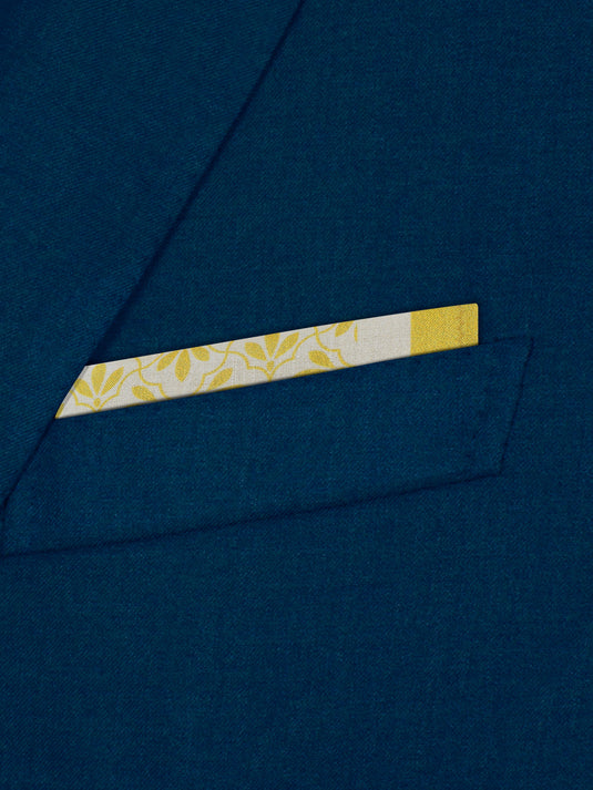 Jaali Good (Yellow) - Pocket Square