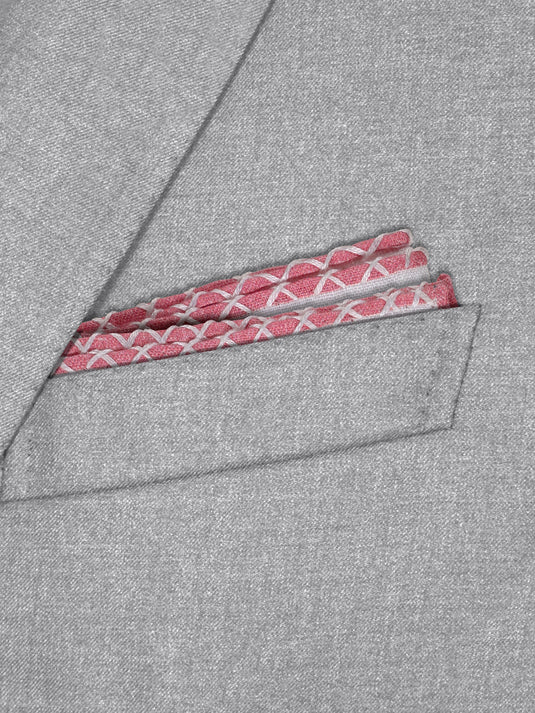 Boundaries (Pink) - Pocket Square
