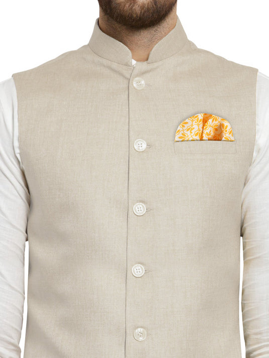 Jaali Good (Orange) - Pocket Square