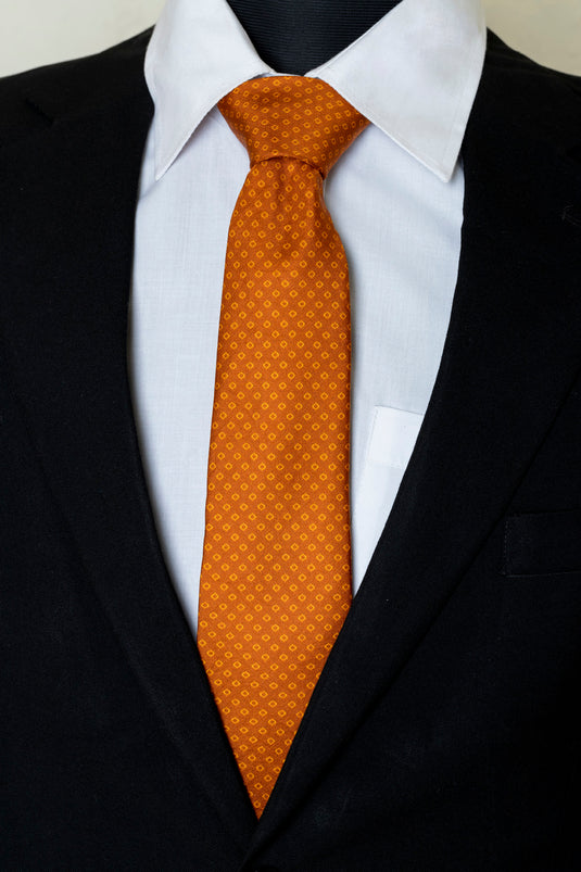Chokore Rust Silk Tie - Indian at Heart range