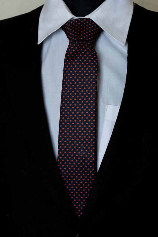 Chokore Black Silk Tie - Indian at Heart range