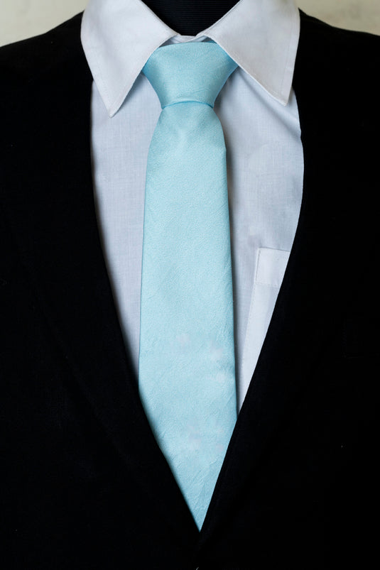 Chokore Light Blue Silk Necktie - Solids Collection