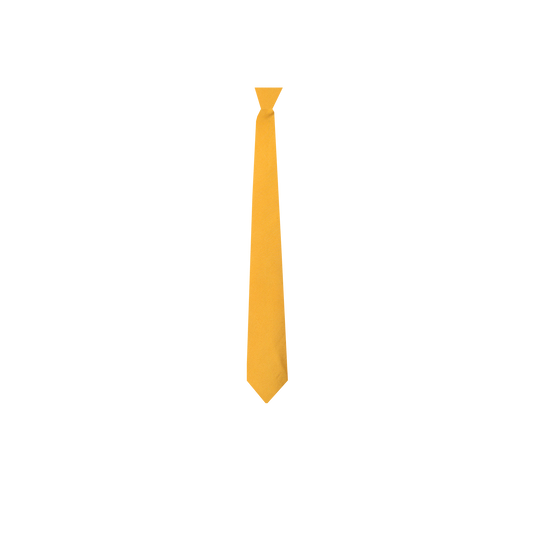 Chokore Yellow color silk tie & Tangerine & Grey Silk Pocket Square set