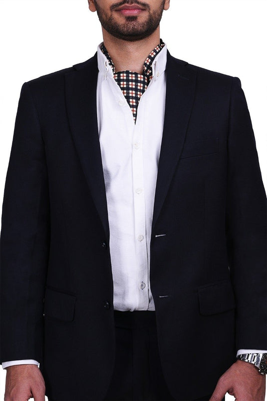 Chokore Red & Black Silk Reversible Cravat