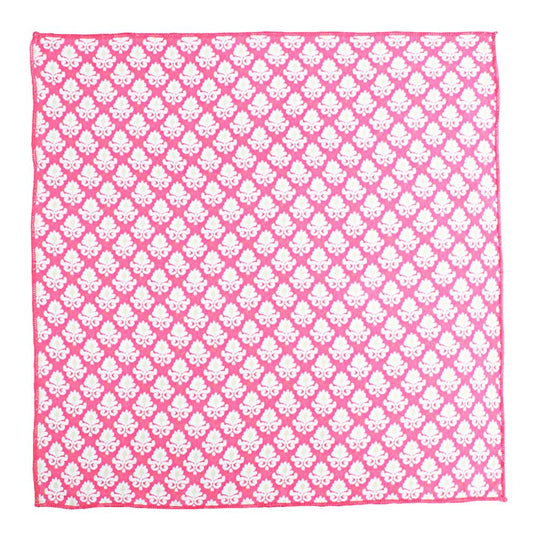 Chokore Magenta Silk Pocket Square - Indian At Heart line