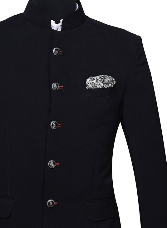 Chokore White & Black Silk Pocket Square from Indian at Heart collection