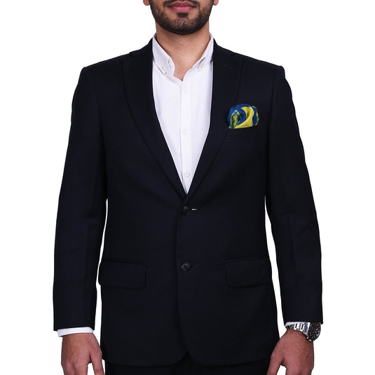 Chokore Four-in-One Shades of Green & Yellow Silk Pocket Square from the Plaids Line