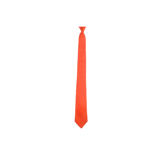 Chokore Red color Plain Silk Tie & Blue & Red pure silk pocket square set