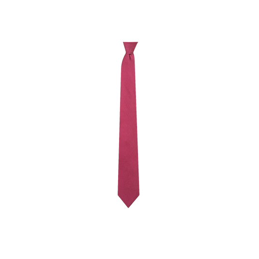 Chokore Pink color silk tie & Magenta & Orange Pure Silk Pocket Square set
