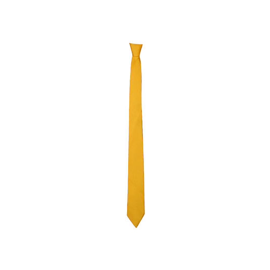 Chokore Yellow color silk tie & 4-in-1 Multicolor Pure Silk Pocket Square set