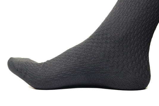 Chokore Dark Grey Double Needle Bamboo Socks