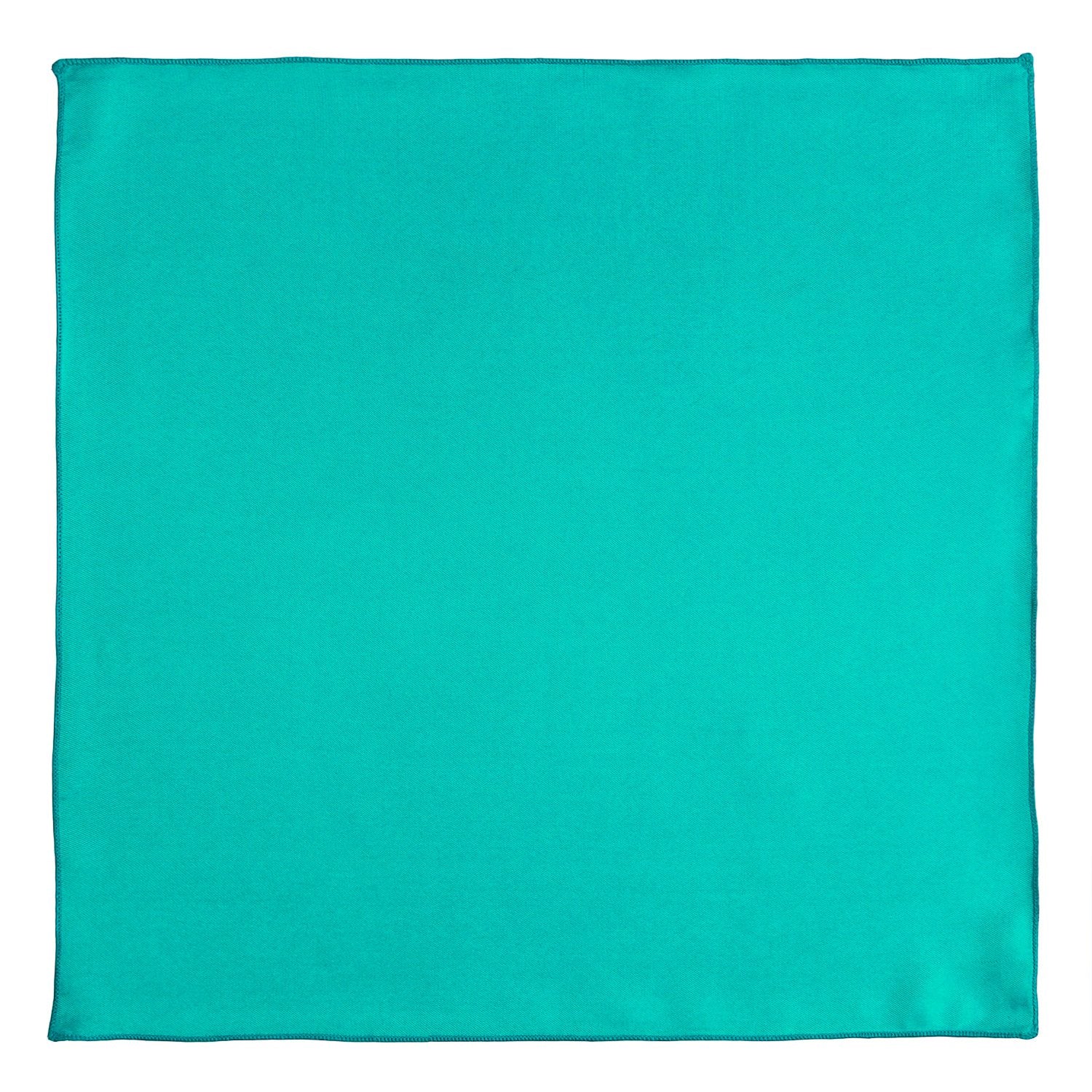 Chokore Turquoise Pure Silk Pocket Square, from the Solids Line