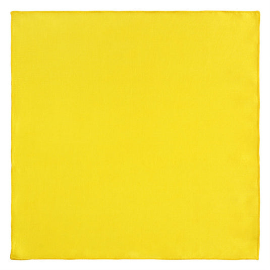 Chokore Sunshine Yellow Pocket Square, from the Solids Line