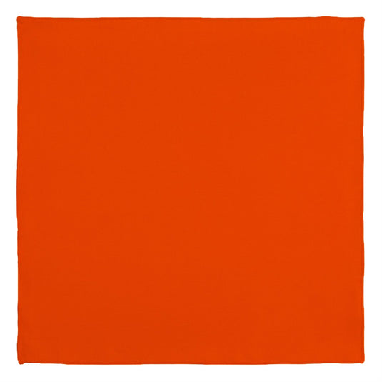Chokore Spicy Orange Pure Silk Pocket Square, from the Solids Line