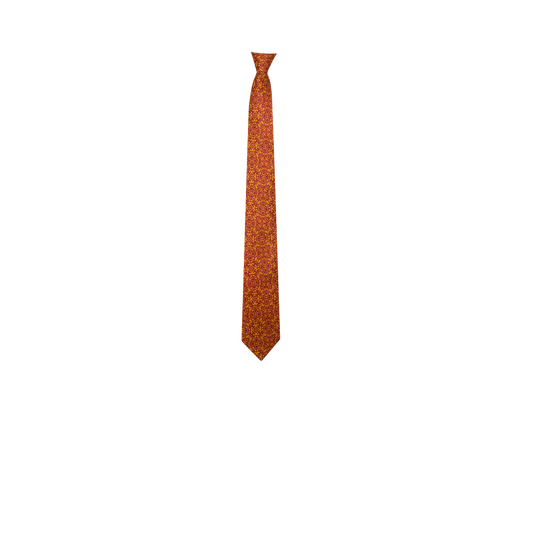 Chokore Red & Yellow Silk Tie - Indian At Heart range