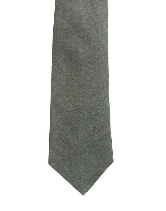 Chokore Silver Grey Silk Necktie - Solids Collection