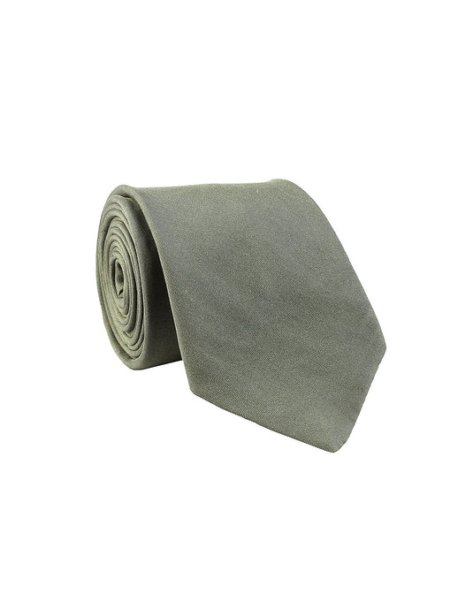 Chokore Silver Grey Silk Necktie - Solids Collection