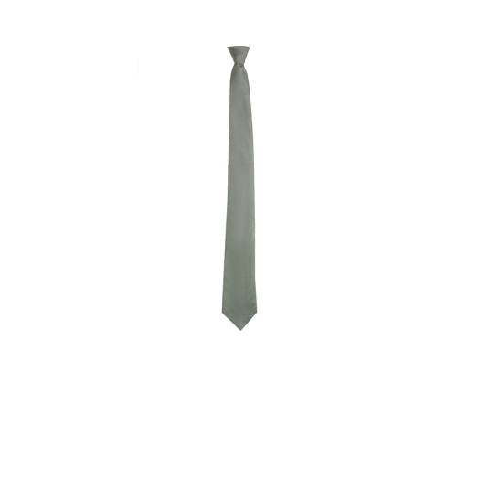 Chokore Silver Grey Silk Necktie - Solids Collection