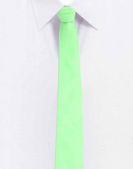 Chokore Sea Green Twill Silk Tie - Solids line