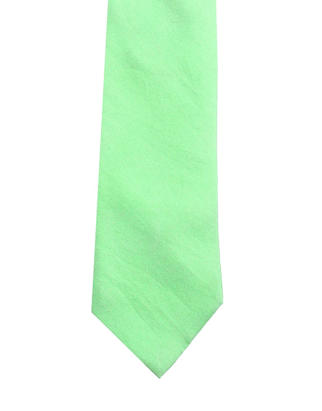Chokore Sea Green Twill Silk Tie - Solids line