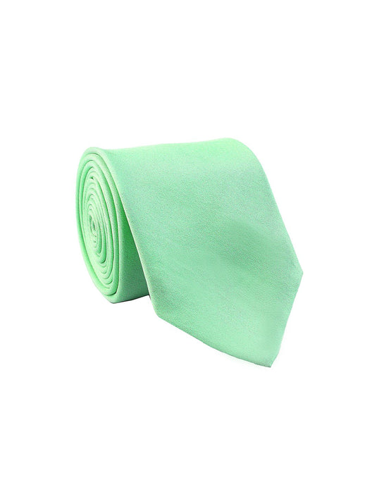Chokore Sea Green Twill Silk Tie - Solids line