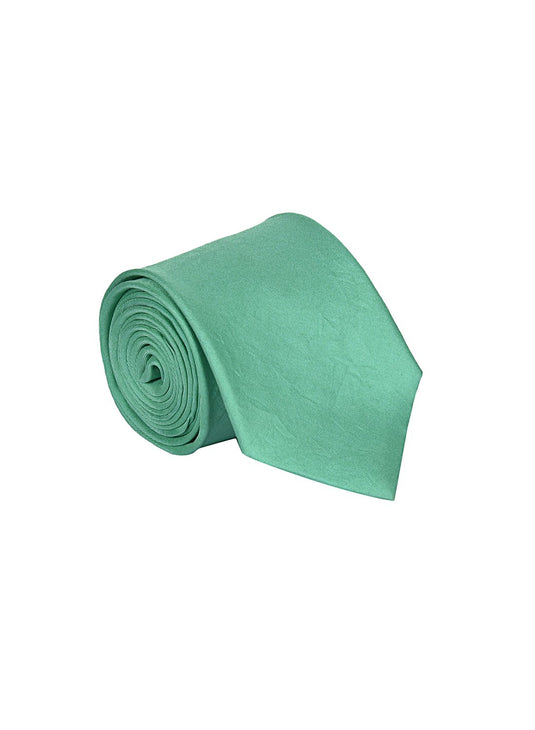 Dark Sea Green Color Silk Tie for Men