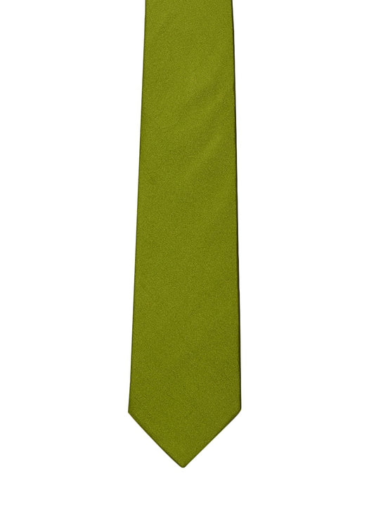 Chokore Grass Green Silk Necktie - Solids Collection