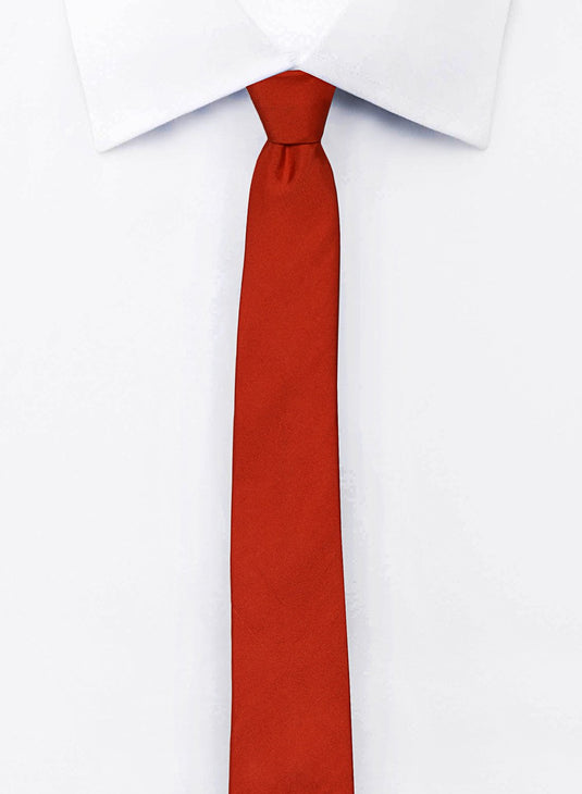 Chokore Red Color Silk Tie for men