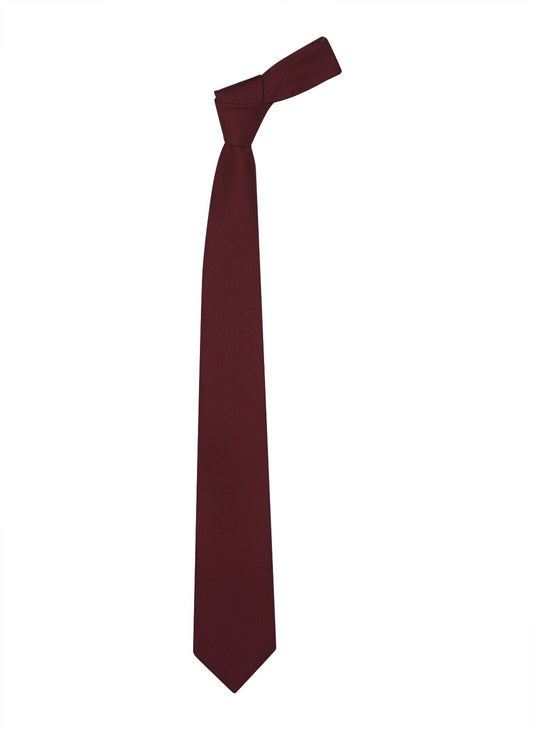 Chokore Burgundy Silk Necktie - Solids Collection