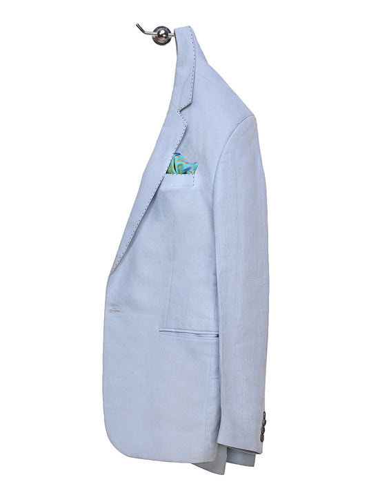 Chokore Multi-coloured Fishes Silk Pocket Square from the Wildlife range