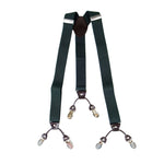 Chokore Chokore Stretchy Y-shaped Suspenders with 6-clips (Forest Green) 