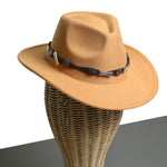 Chokore Chokore Cowboy Hat with Buckle Belt (Beige) 