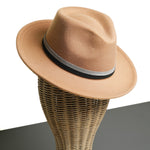 Chokore Chokore Fedora Hat with Leopard Belt (Chocolate Brown) Chokore Vintage Fedora Hat (Light Brown)