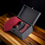 Chokore Chokore Special 4-in-1 Gift Set for Him (Necktie, Pocket Square, Cravat, & Perfumes Combo) Chokore Special 3-in-1 Indian at Heart Gift Set, Burgundy (Pocket Square, Tie, & Cufflinks)