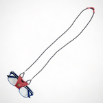 Chokore Chokore Vintage Bead EyeGlass Chain (Blue) Chokore Leather Braided Eyeglass Cord/String (Red)