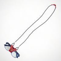 Chokore Chokore Leather Braided Eyeglass Cord/String (Red)