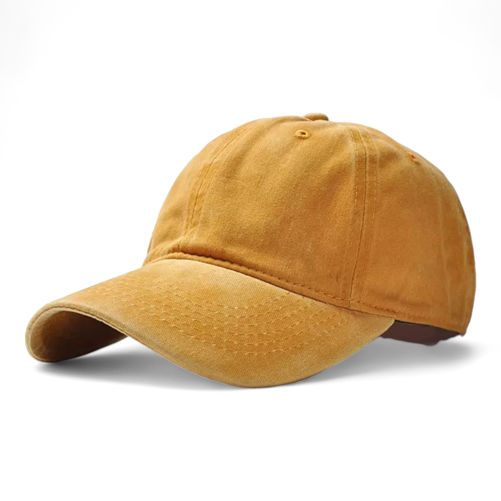 Chokore Blank Washed Baseball Cap (Yellow)