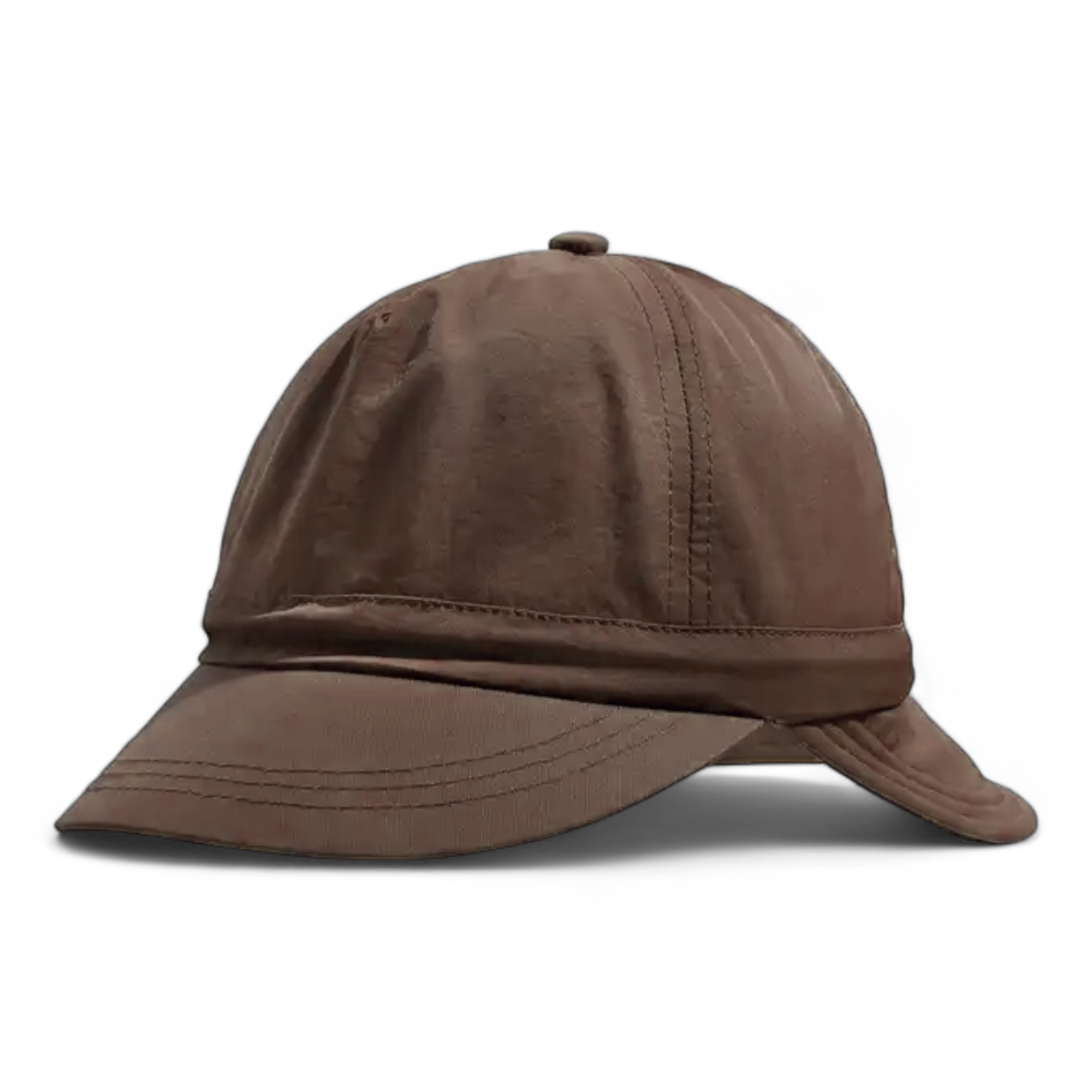 Chokore Double Brim Baseball Cap (Brown)
