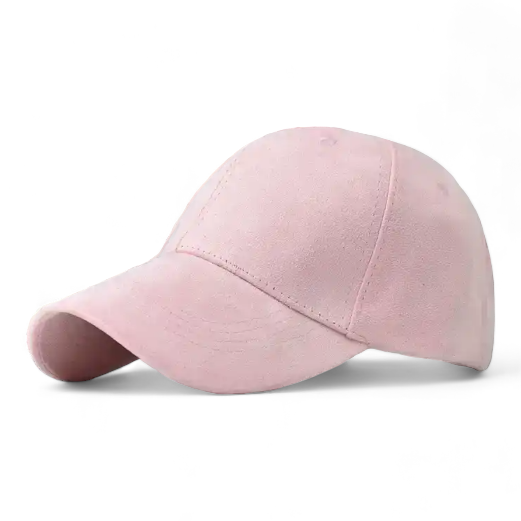 Chokore Structured Suede Baseball Cap (Pink)