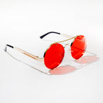 Chokore Chokore Polarized Travel Sunglasses with UV 400 Protection (Blue) Chokore Retro Polarized Sunglasses (Red & Golden)