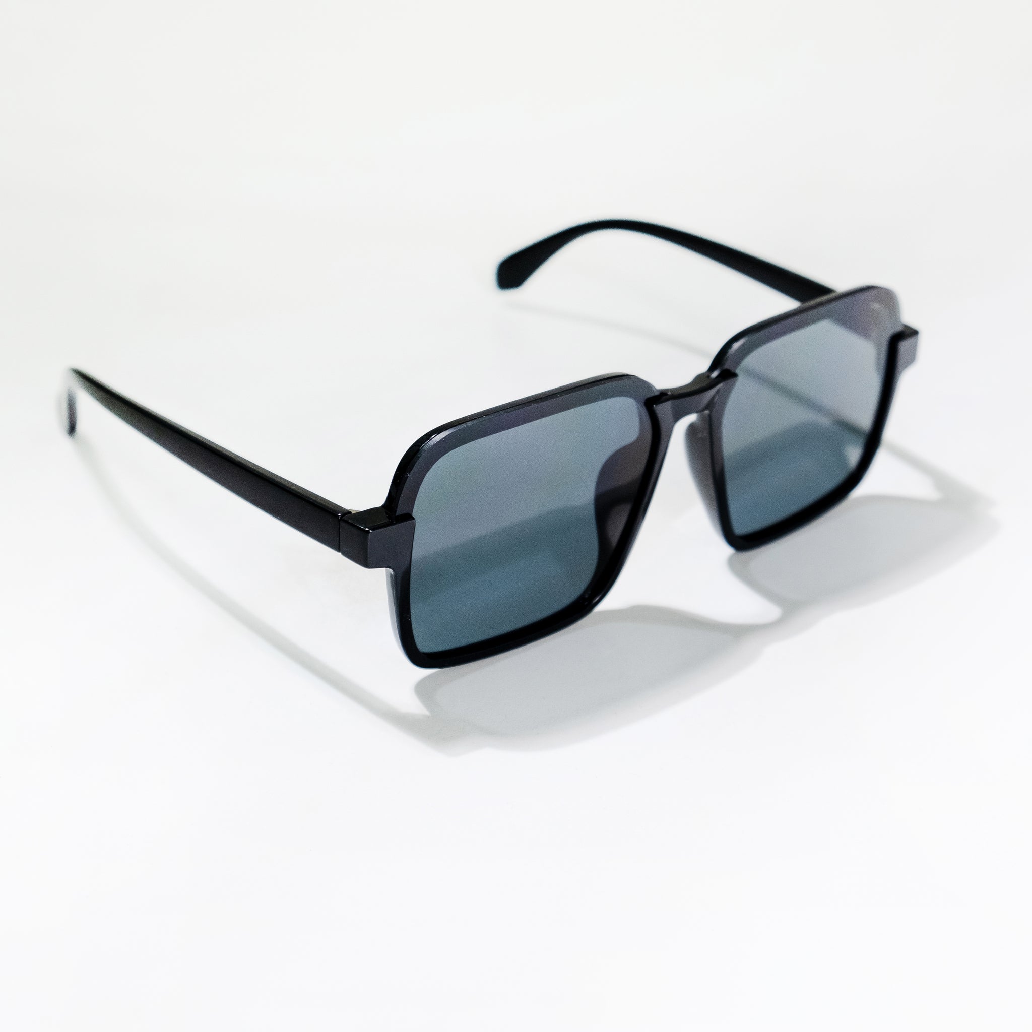 Chokore Bold Square Sunglasses with UV 400 protection (Black)