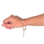 Chokore Chokore Link Chain Bracelet with White Freshwater Pearl 
