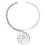 Chokore  Chokore Spiral Choker Necklace (Silver)